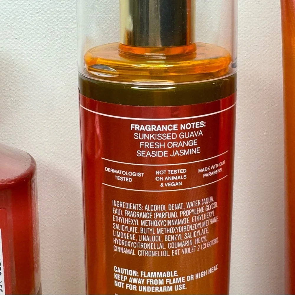 Bath and Body Works Fiji Sunshine Tropical Body Care Gift Set NWT